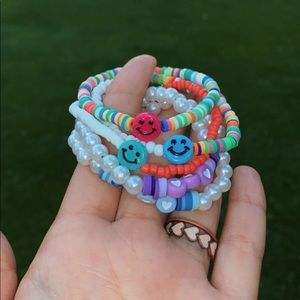 5 random mystery trendy bracelets
